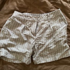 Y2k pinstripe shorts